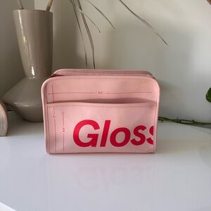 Glossier The Beauty Bag - Pink Makeup Bag